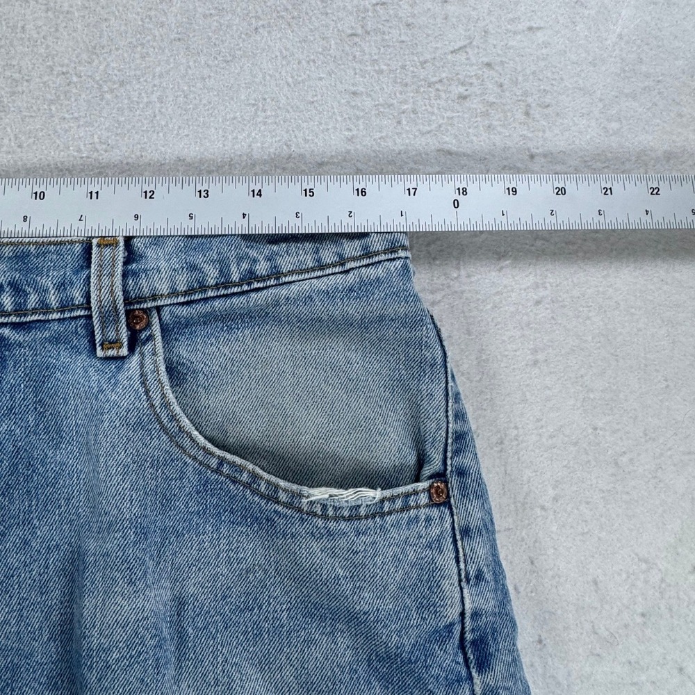 Vintage Levis 560 Loose Fit Tapered Leg Jeans Mens 34x32 Blue Made in USA 90s - Picture 3 of 12